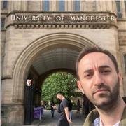 Postgraduate giving biology lessons